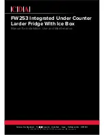 CDA FW253 Manual For Installation, Use And Maintenance preview