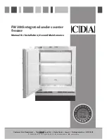 Preview for 1 page of CDA FW380 for Manual For Installation, Use And Maintenance