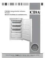 CDA FW480 for Manual For Installation, Use And Maintenance preview