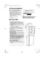 Preview for 10 page of CDA FW480 for Manual For Installation, Use And Maintenance