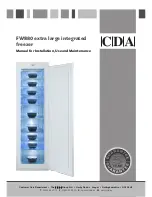 CDA FW880 Manual For Installation, Use And Maintenance preview