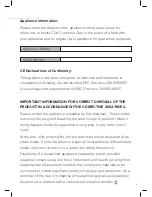 Preview for 3 page of CDA FWC152 Installation, Use And Maintenance Manual