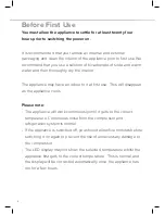 Preview for 4 page of CDA FWC152 Installation, Use And Maintenance Manual