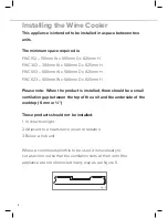 Preview for 16 page of CDA FWC152 Installation, Use And Maintenance Manual