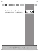 CDA FWV160 Manual For Installation, Use And Maintenance preview