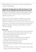 Preview for 4 page of CDA HC7600 Installation - Use - Maintenance