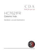 CDA HC7621FR Installation, Use And Maintenance Manual предпросмотр