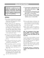 Preview for 10 page of CDA HCC310 Manual For Installation, Use And Maintenance