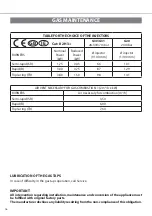 Preview for 16 page of CDA HCG302 Installation, Use And Maintenance Manual