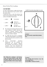 Preview for 22 page of CDA HCG302 Installation, Use And Maintenance Manual