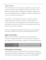 Preview for 2 page of CDA hn3620 Manual For Installation, Use And Maintenance