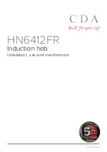 Preview for 1 page of CDA HN6412FR Installation, Use And Maintenance Manual