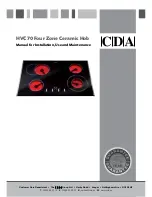 CDA HVC70 Manual For Installation, Use And Maintenance preview