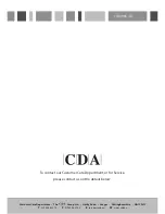 Preview for 24 page of CDA HVG 4Q5 Series Manual For Installation, Use And Maintenance