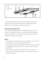 Предварительный просмотр 20 страницы CDA HVN91 Manual For Installation, Use And Maintenance