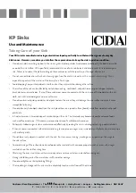 Preview for 1 page of CDA KP Sinks Use And Maintenance