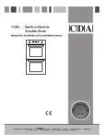 Preview for 1 page of CDA maintenance Manual For Installation, Use And Maintenance