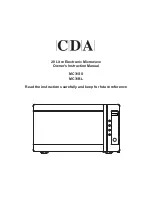 CDA MC31 Instruction Manual предпросмотр