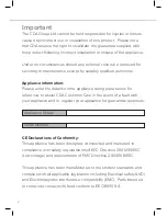 Preview for 2 page of CDA PC51 Installation, Use And Maintenance Manual