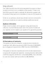 Preview for 2 page of CDA PC84 Installation, Use And Maintenance Manual