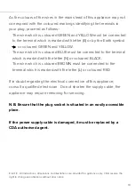 Preview for 19 page of CDA PC84 Installation, Use And Maintenance Manual