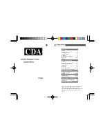 Preview for 1 page of CDA PC85SC Operation Manual