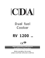 Preview for 1 page of CDA RV 1200 Series Installation Instructions Manual