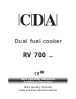 Предварительный просмотр 1 страницы CDA RV 700 Series Installation Instructions Manual