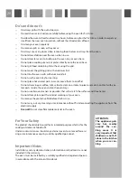 Preview for 20 page of CDA SC 310 Series Manual For Installation, Use And Maintenance