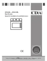 Preview for 1 page of CDA SC220L Series Manual For Installation, Use And Maintenance