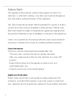 Preview for 2 page of CDA SC620 Manual For Installation, Use And Maintenance