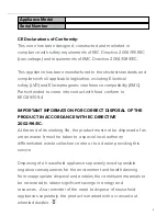 Preview for 3 page of CDA SC620 Manual For Installation, Use And Maintenance