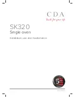 Preview for 1 page of CDA SK320 Installation, Use And Maintenance Manual