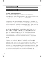 Preview for 4 page of CDA SK320 Installation, Use And Maintenance Manual