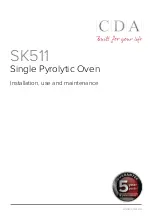 CDA SK511 Installation, Use And Maintenance Manual preview