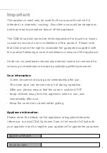 Preview for 3 page of CDA SK511 Installation, Use And Maintenance Manual