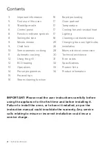 Preview for 2 page of CDA SL400SS Use And Maintenance