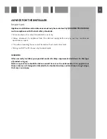 Preview for 21 page of CDA SVA 100 PP Manual For Installation, Use And Maintenance