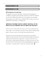 Preview for 3 page of CDA SVG140 Manual For Installation, Use And Maintenance