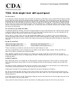 Preview for 1 page of CDA TC66 Installation Instructions