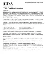 Preview for 1 page of CDA TT25 Installation Instructions