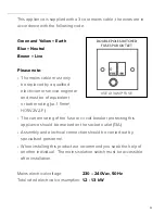 Preview for 23 page of CDA vk700 Manual For Installation, Use And Maintenance