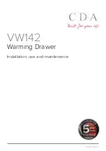 Preview for 1 page of CDA VW142 Installation, Use And Maintenance Manual