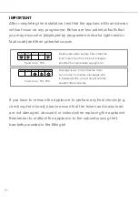 Preview for 30 page of CDA WC142 Installation, Use And Maintenance Manual