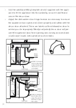 Предварительный просмотр 28 страницы CDA WC432 Directions For Installation, Use And Maintenance