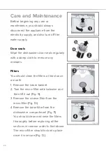 Предварительный просмотр 20 страницы CDA WF140 Installation, Use And Maintenance Manual