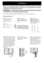 Preview for 6 page of CDB Goldair GCPAC100 Operating Instructions Manual