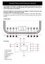 Preview for 7 page of CDB Goldair GCPAC100 Operating Instructions Manual