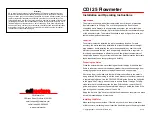 Предварительный просмотр 1 страницы CDI Meters CDI 25 Installation And Operating Instructions