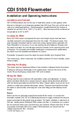 CDI Meters CDI 5100 Installation And Operating Instructions preview